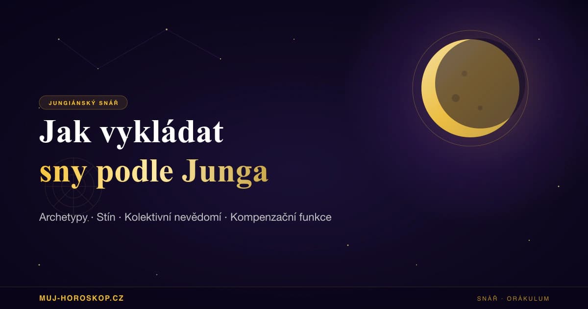 Jak interpretować sny według Junga — Księżyc, mandala i symbole archetypowe w stylu cosmic deep