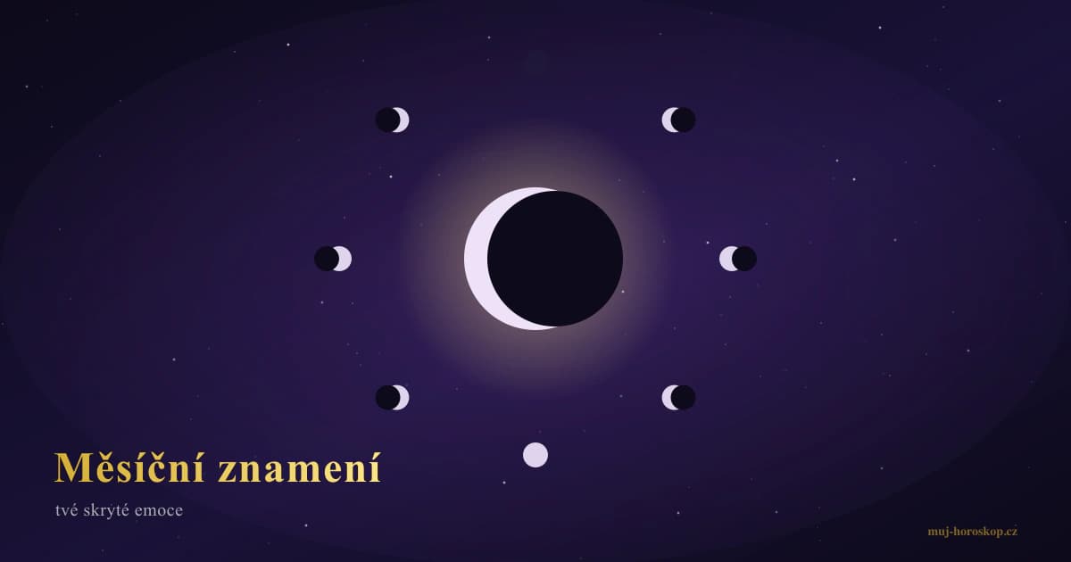 Znak Księżyca w astrologii — Księżyc i 12 znaków zodiaku