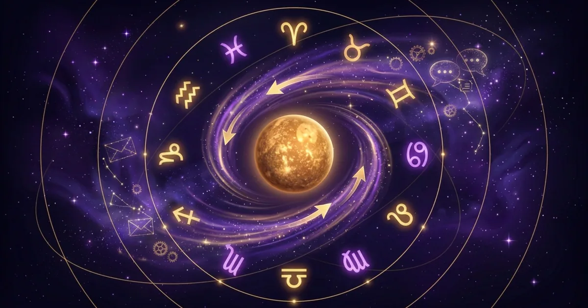Merkury retrogradny 2026 — wpływ na znaki zodiaku