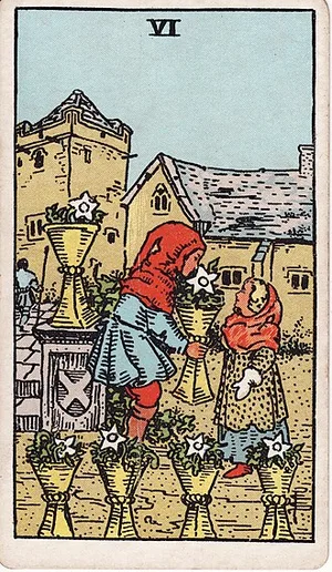 Pucharów — karta tarota Rider-Waite-Smith