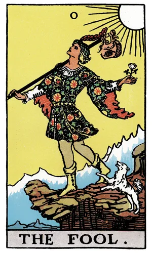Głupiec — karta tarota Rider-Waite-Smith