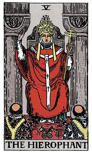 Kapłan — karta tarota Rider-Waite-Smith