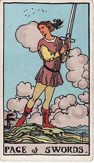 Mieczy — karta tarota Rider-Waite-Smith