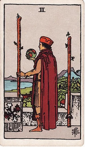 Buław — karta tarota Rider-Waite-Smith