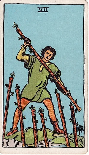 Buław — karta tarota Rider-Waite-Smith